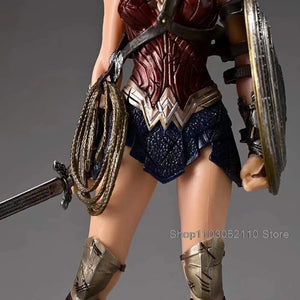 Planet Gates LED Justice League Batman Wonder Women Superman Figure Model Toy Superheroes Figure Collectible toys Birthday Gifts 20cm