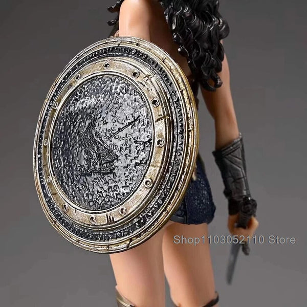 Planet Gates LED Justice League Batman Wonder Women Superman Figure Model Toy Superheroes Figure Collectible toys Birthday Gifts 20cm