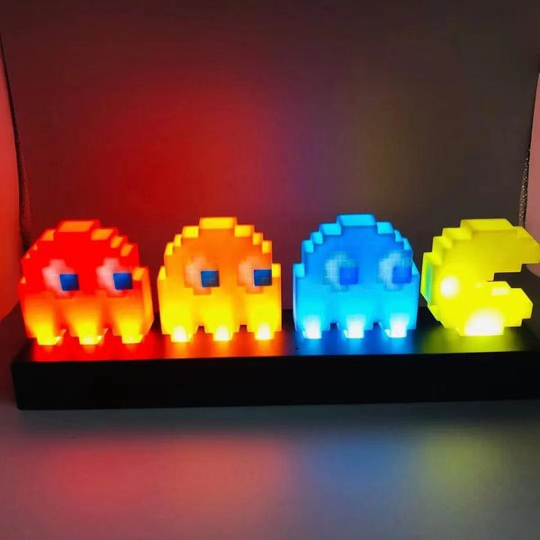 Planet Gates LED Question Mark Night Light Super Mario Bros Games Toy Children Night Light Bedroom Table Lamp USB Charging Kids Birthday Gift