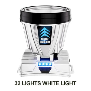 Planet Gates LED Rechargeable Headlamp Long-Range Head-Mounted Night Fishing Lamp Mining Headlight for Outdoor Camping Running Cycling