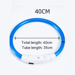 Planet Gates Led Usb Dog Collar Pet Dog Night Luminous Charge Collar Led Night Safety Flashing Glow Dog Loss Prevention Collar Pet Accessorie