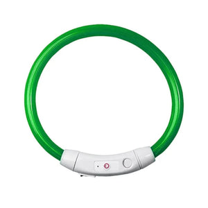 Planet Gates Led Usb Dog Collar Pet Dog Night Luminous Charge Collar Led Night Safety Flashing Glow Dog Loss Prevention Collar Pet Accessorie