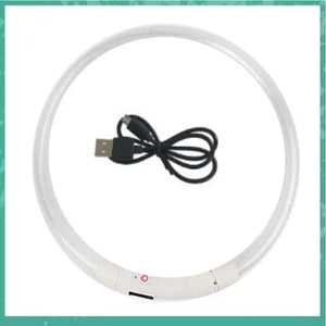 Planet Gates Led Usb Dog Collar Pet Dog Night Luminous Charge Collar Led Night Safety Flashing Glow Dog Loss Prevention Collar Pet Accessorie