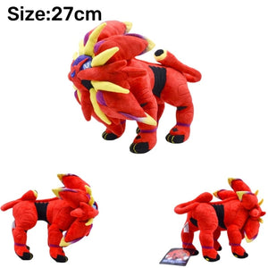 Planet Gates Legendary Pokemon Plush Toys Lugias Lucario Giratina Koraidon Zacian Solgaleo Figures Cartoon Soft Stuffed Toy Gifts