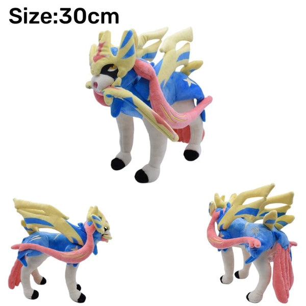 Planet Gates Legendary Pokemon Plush Toys Lugias Lucario Giratina Koraidon Zacian Solgaleo Figures Cartoon Soft Stuffed Toy Gifts