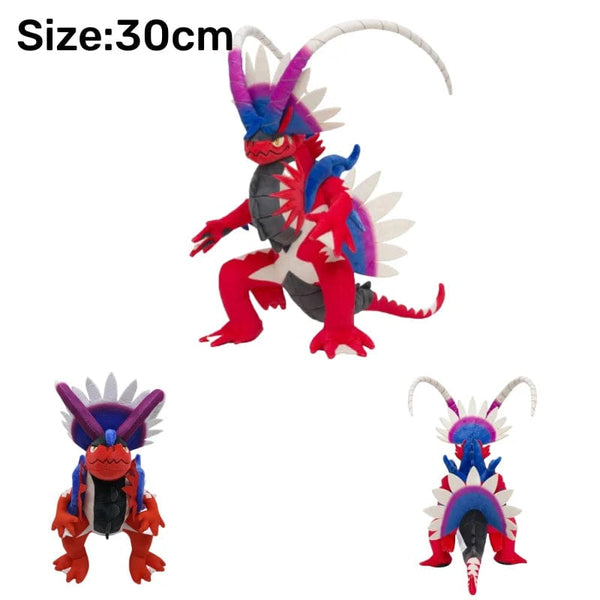 Planet Gates Legendary Pokemon Plush Toys Lugias Lucario Giratina Koraidon Zacian Solgaleo Figures Cartoon Soft Stuffed Toy Gifts