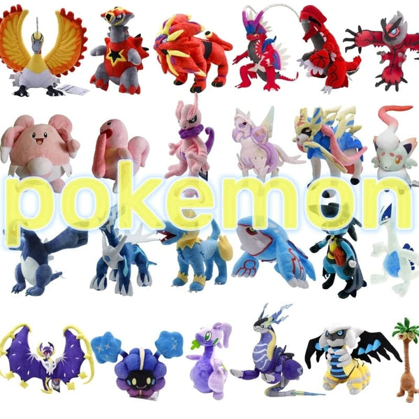 Planet Gates Legendary Pokemon Plush Toys Lugias Lucario Giratina Koraidon Zacian Solgaleo Figures Cartoon Soft Stuffed Toy Gifts