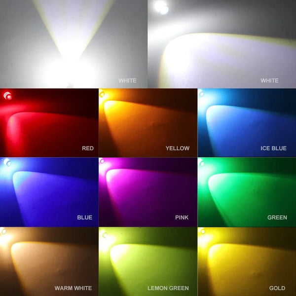 Planet Gates Lemon Green 2x W5W T10 LED CANBUS No Error 5W5 12V 8W 950Lm Car Interior Side Light 194 3030 SMD Auto Front Side Marker Light Bulb