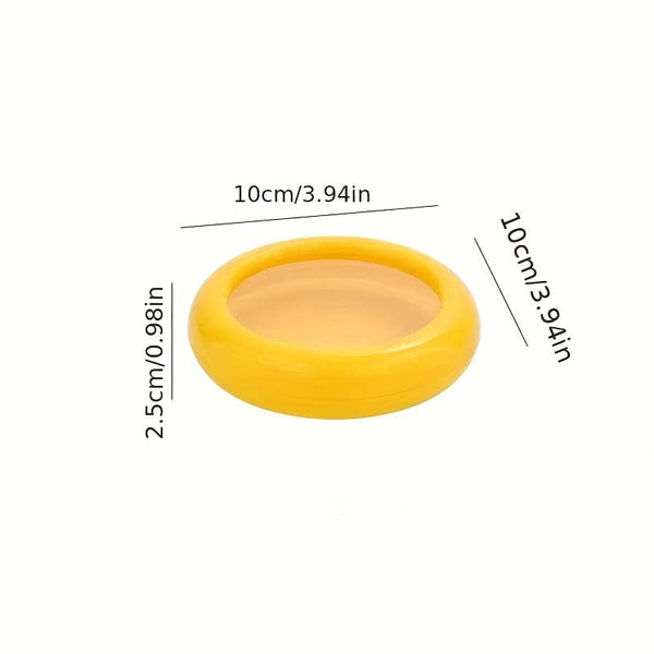 Planet Gates Lemon style 1/4pcs Clear Fruit And Vegetable Fresh-Keeping Box Set, Fridge Fruit And Vegetable Preservation Storage Container With Cover, Food Crisper, Fruit Keeper, Food Storage Container, Reusable Refrigerator Freezer Food