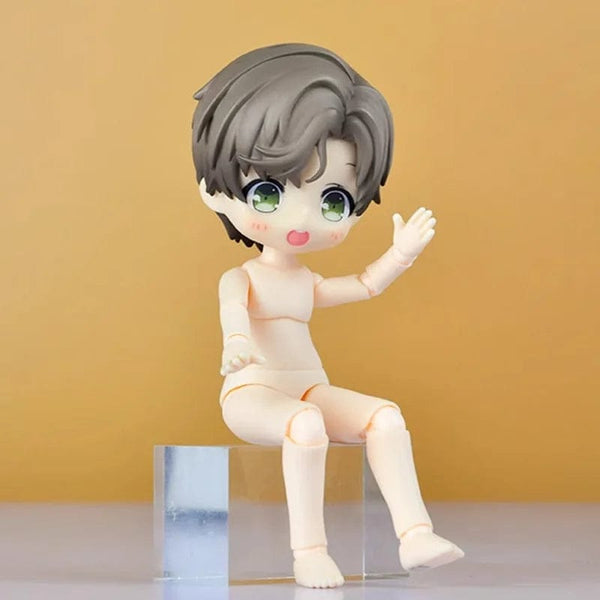 Planet Gates lengthen Sakura pink / CHINA 9.6cm 11CM Moveable Joints Doll toys YMY body suitable for GSC head ob11 1/12BJD doll body spherical joint doll toy hand set