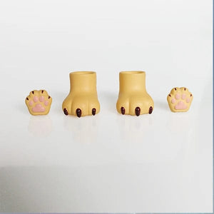 Planet Gates lengthen Sakura pink / CHINA 9.6cm 11CM Moveable Joints Doll toys YMY body suitable for GSC head ob11 1/12BJD doll body spherical joint doll toy hand set