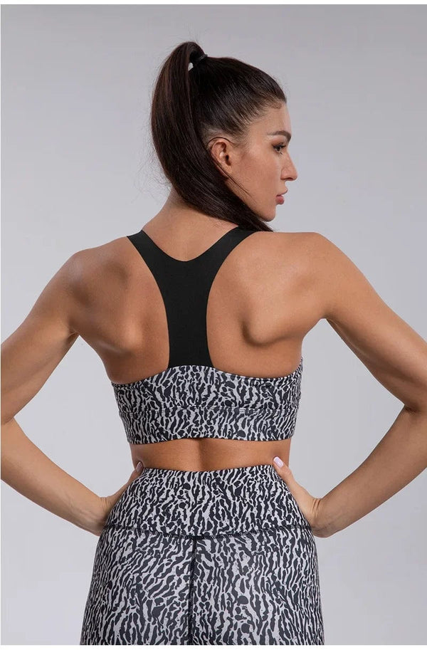 Planet Gates Leopard Print Yoga Set Women Clothing Free Shipping Quick Dry Women's Fitness Pants Sets Woman Outfits Women’s Gym Pants Suit