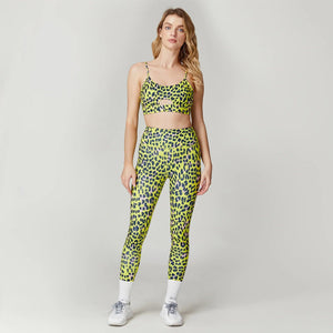 Planet Gates Leopard Print Yoga Set Women Clothing Free Shipping Quick Dry Women's Fitness Pants Sets Woman Outfits Women’s Gym Pants Suit