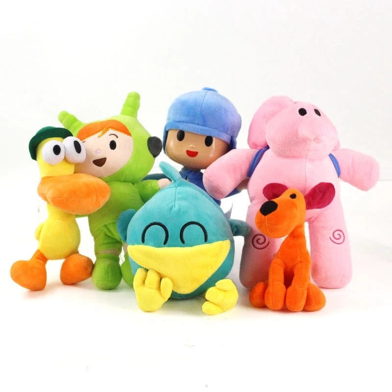 Planet Gates Let's Go Pocoyo Plush Doll Toys Elepant Elly Pato Fred Loula Sleepy Bird Plushie Cushion Stuffed Kids Christmas Birthday Gifts