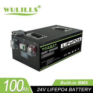 Planet Gates LF24V100AH-MY / CN New 12V 200Ah 280Ah 400Ah 24v 100Ah 200Ah 48v 120Ah  LiFePO4 Battery Built in -BMS for Home Energy Storage Solar Perfect  No Tax