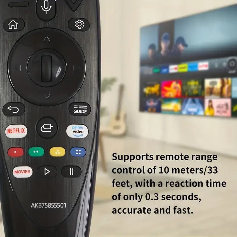Planet Gates LG With Voice AKB75855501 Remote Control For LG Smart TV, Infrared Remote Control, Fit For LG Many Smart TV Models (with Voice Function)