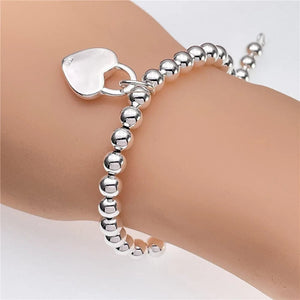 Planet Gates LH060 / 20CM Noble 925 Sterling Silver Square Solid Chain Bracelet For Women Men Charm Party Gift Wedding Fashion Jewelry