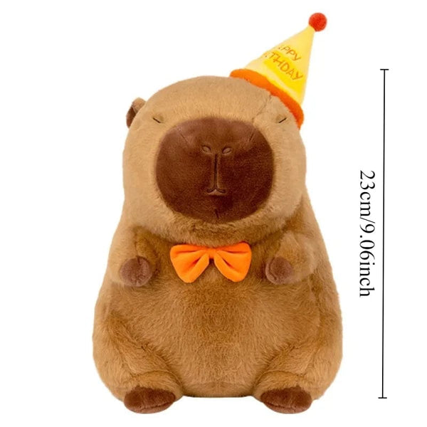 Planet Gates Li Mao CPBLA / 20cm Hamburg Capybara Plush Toy Fluffty Kawaii Plushie Doll Simulation Capibara Anime Cute Stuffed Animals Soft Plush Gift Kid Toys