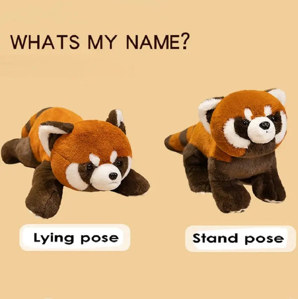 Planet Gates Lifelike Red Panda Stuffed Animals Raccoon Plush Toy Cute Panda Plushie Toy Gift For Kids Girlfriend Birthday Boy Christmas Gift