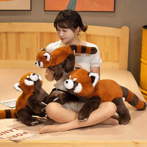 Planet Gates Lifelike Red Panda Stuffed Animals Raccoon Plush Toy Cute Panda Plushie Toy Gift For Kids Girlfriend Birthday Boy Christmas Gift