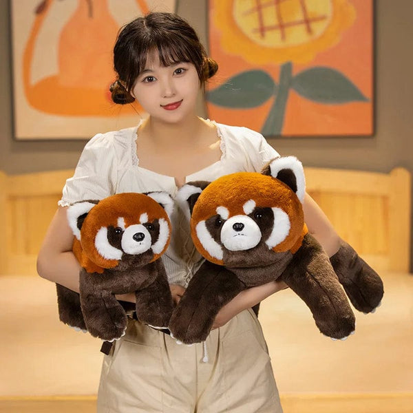 Planet Gates Lifelike Red Panda Stuffed Animals Raccoon Plush Toy Cute Panda Plushie Toy Gift For Kids Girlfriend Birthday Boy Christmas Gift