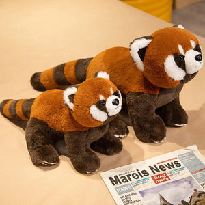 Planet Gates Lifelike Red Panda Stuffed Animals Raccoon Plush Toy Cute Panda Plushie Toy Gift For Kids Girlfriend Birthday Boy Christmas Gift