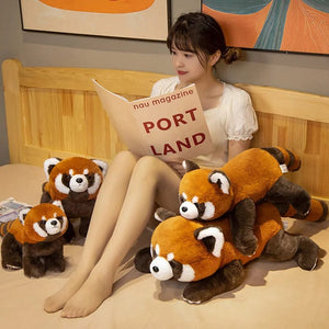 Planet Gates Lifelike Red Panda Stuffed Animals Raccoon Plush Toy Cute Panda Plushie Toy Gift For Kids Girlfriend Birthday Boy Christmas Gift