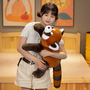 Planet Gates Lifelike Red Panda Stuffed Animals Raccoon Plush Toy Cute Panda Plushie Toy Gift For Kids Girlfriend Birthday Boy Christmas Gift