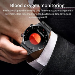 Planet Gates LIGE ECG+PPG Bluetooth Call Smart Watch Men 2024 Sports Smart Bracelet NFC Waterproof Custom Watches Face Men Smartwatch For Men