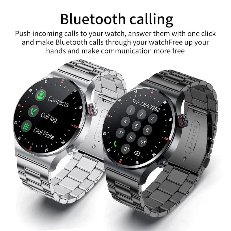Planet Gates LIGE ECG+PPG Bluetooth Call Smart Watch Men 2024 Sports Smart Bracelet NFC Waterproof Custom Watches Face Men Smartwatch For Men
