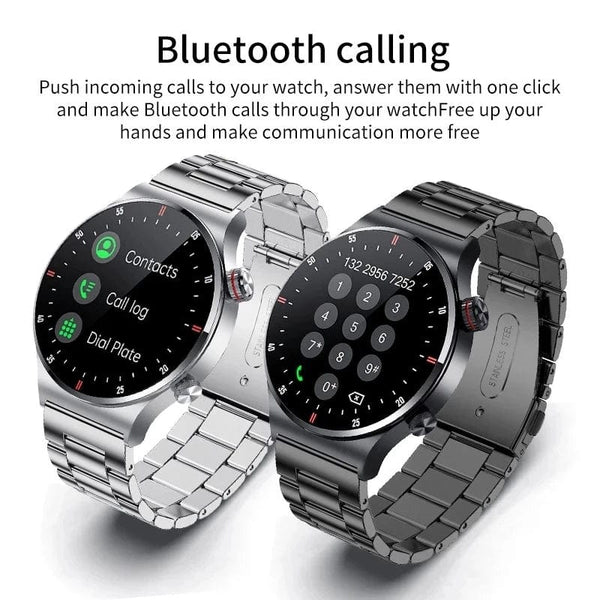 Planet Gates LIGE ECG+PPG Bluetooth Call Smart Watch Men 2024 Sports Smart Bracelet NFC Waterproof Custom Watches Face Men Smartwatch For Men