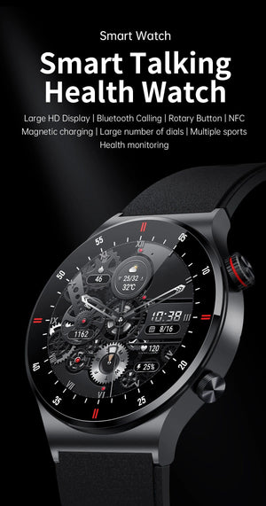Planet Gates LIGE ECG+PPG Bluetooth Call Smart Watch Men 2024 Sports Smart Bracelet NFC Waterproof Custom Watches Face Men Smartwatch For Men