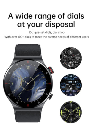 Planet Gates LIGE ECG+PPG Bluetooth Call Smart Watch Men 2024 Sports Smart Bracelet NFC Waterproof Custom Watches Face Men Smartwatch For Men