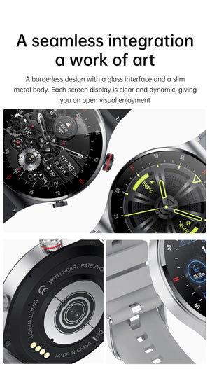 Planet Gates LIGE ECG+PPG Bluetooth Call Smart Watch Men 2024 Sports Smart Bracelet NFC Waterproof Custom Watches Face Men Smartwatch For Men