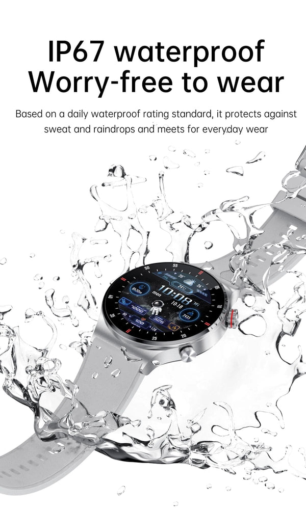 Planet Gates LIGE ECG+PPG Bluetooth Call Smart Watch Men 2024 Sports Smart Bracelet NFC Waterproof Custom Watches Face Men Smartwatch For Men