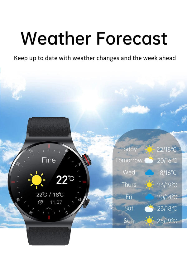 Planet Gates LIGE ECG+PPG Bluetooth Call Smart Watch Men 2024 Sports Smart Bracelet NFC Waterproof Custom Watches Face Men Smartwatch For Men