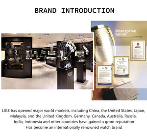 Planet Gates LIGE Men Military Watch Digital 50m Waterproof Wristwatch LED Quartz Clock Sport Watch Male Big Watches Men Relogios Masculino