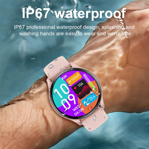 Planet Gates LIGE New Smartwatch Women 466*466 AMOLED 1.43" HD Screen Blood Glucose Monitor Bluetooth Call IP68 Waterproof Sports Smart Watch