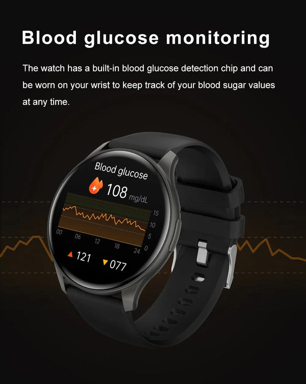 Planet Gates LIGE New Smartwatch Women 466*466 AMOLED 1.43" HD Screen Blood Glucose Monitor Bluetooth Call IP68 Waterproof Sports Smart Watch