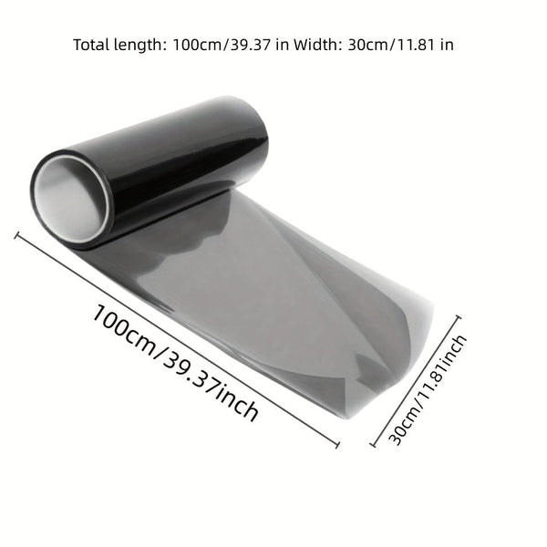 Planet Gates light black 11.81inX39.37in Light Black Car Styling Headlight And Taillight Vinyl Tint Sticker Lamp Film Set