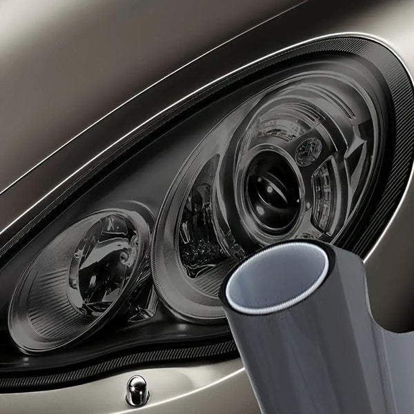 Planet Gates Light Black Car Glossy Smoked Light Black Light Film Tail Light Film Blackened Car Headlight Color Changing Film Protective Sticker Color Changing Soft Film