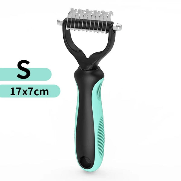 Planet Gates Light Blue S Pet Hair Removal Comb Cat Dog Brush Pet Hair Grooming Tool Puppy Hair Shedding Combs Pet Fur Trimming Dematting Deshedding Brush