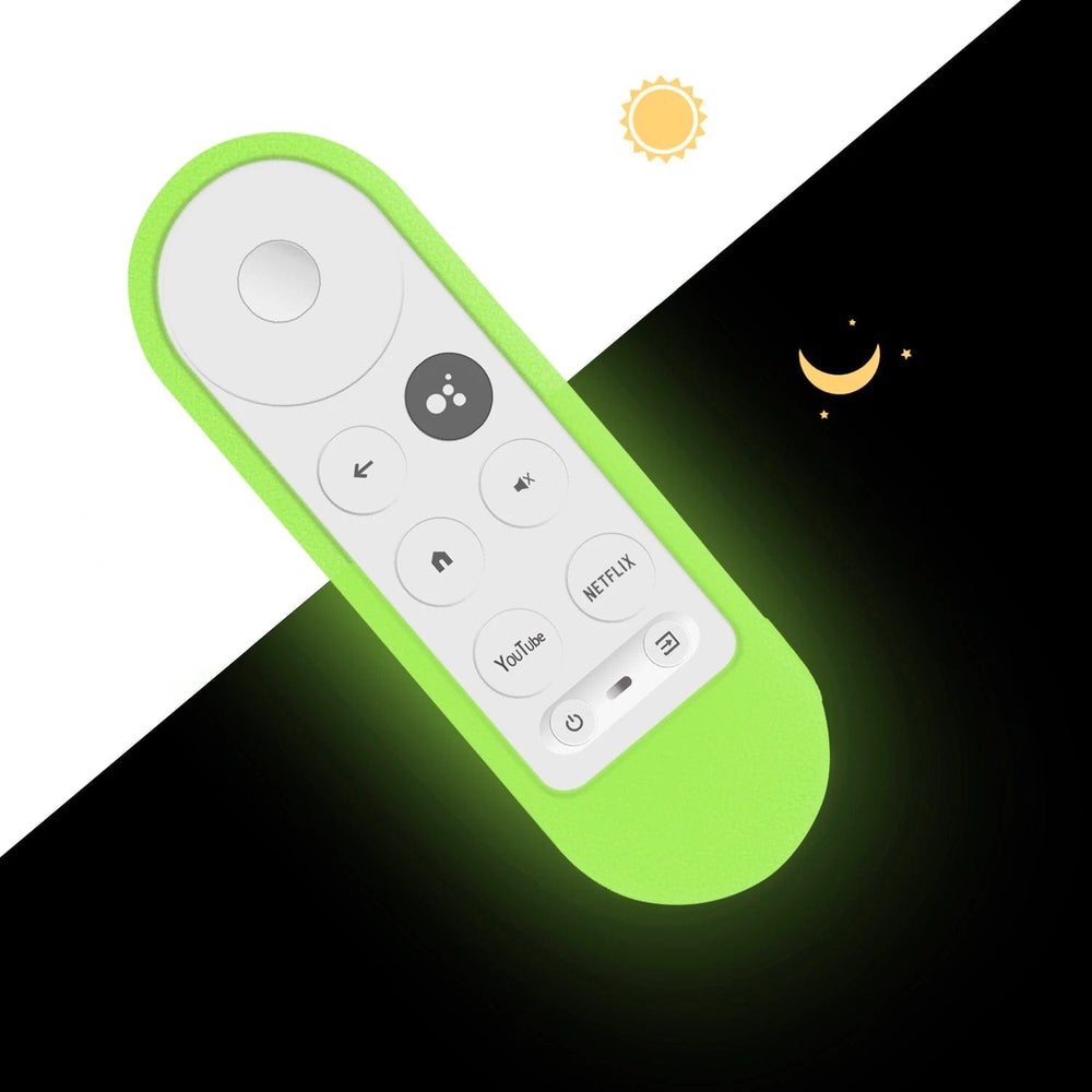 Planet Gates Light Blue Silicone Case Cover Shell Fit for Google Chromecast TV G9N9N 2020 Voice Remote Control Shockproof Soft Protective Sheath