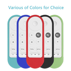Planet Gates Light Blue Silicone Case Cover Shell Fit for Google Chromecast TV G9N9N 2020 Voice Remote Control Shockproof Soft Protective Sheath