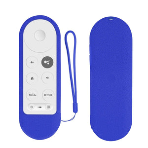 Planet Gates Light Blue Silicone Case Cover Shell Fit for Google Chromecast TV G9N9N 2020 Voice Remote Control Shockproof Soft Protective Sheath