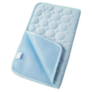 Planet Gates Light Blue / XS(40x30cm) / CHINA Dog Cooling Mat Summer Pad for Dogs Cat Blanket Breathable dog Bed Kennel Puppy Sleeping Sofa Cushion Dog Accessories