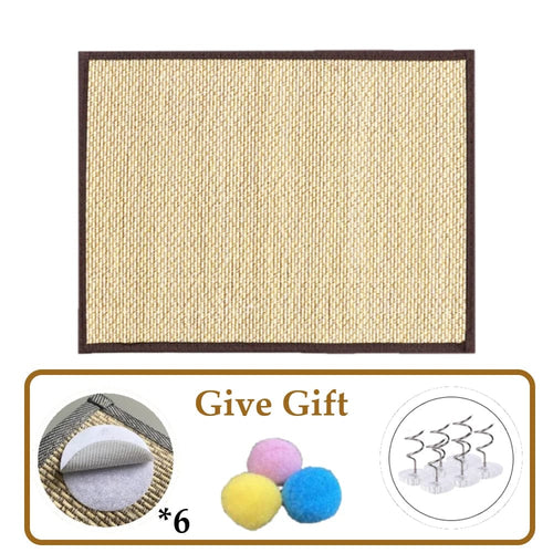 Planet Gates Light brown / 50x80cm Couch Cat Scratcher Sofa Protection Artifact Cat Supplies Cat Scratch Board Pad Cat Scratching Post Send Nail Fixed Cat Toys