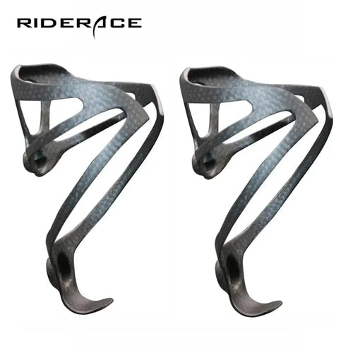 Planet Gates Light Gray Bicycle Bottle Holder 2PCS Full 3K Carbon Fiber Super Light Road Mountain Bike Cycling Water Bottles Cage Holder Matte18g XXX