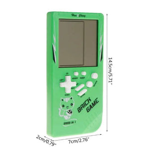 Planet Gates light green Big Screen Tetris Game Console Retro Retro Classic Children's Handheld Game Console Electronic Toys