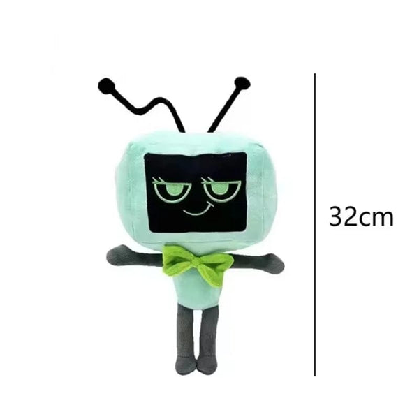 Planet Gates light green Dandy's World Plush Horror Game Dandy World Scrap Soft Stuffed Plush Toy Cute Boxten Poppys Plushie Pillow Dolls For Kids Gifts